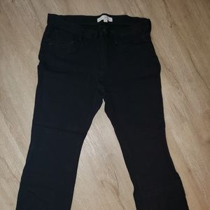 ANNE TAYLOR LOFT BLACK DRESS JEANS SIZE 12P